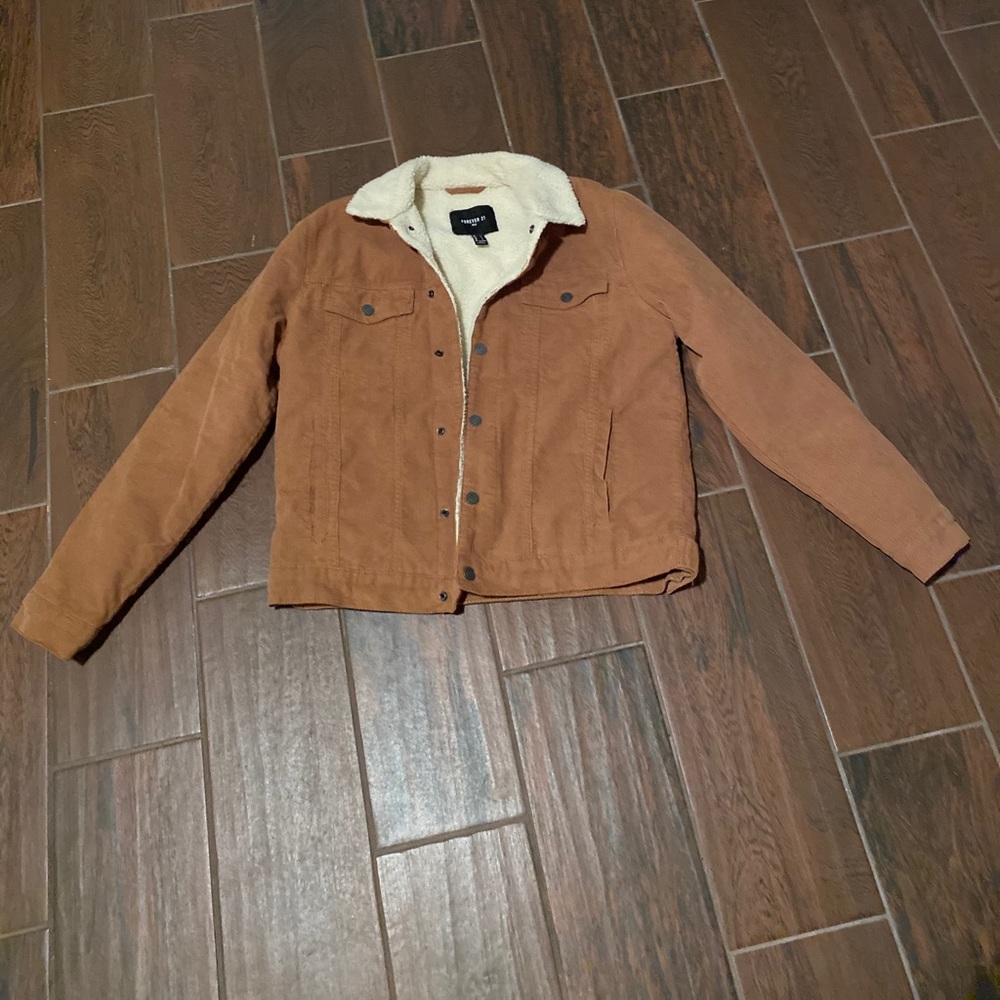 F21 men’s corduroy jacket